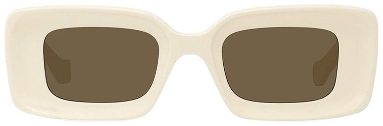 Loewe Chunky Anagram Sunglasses IvoryBrown