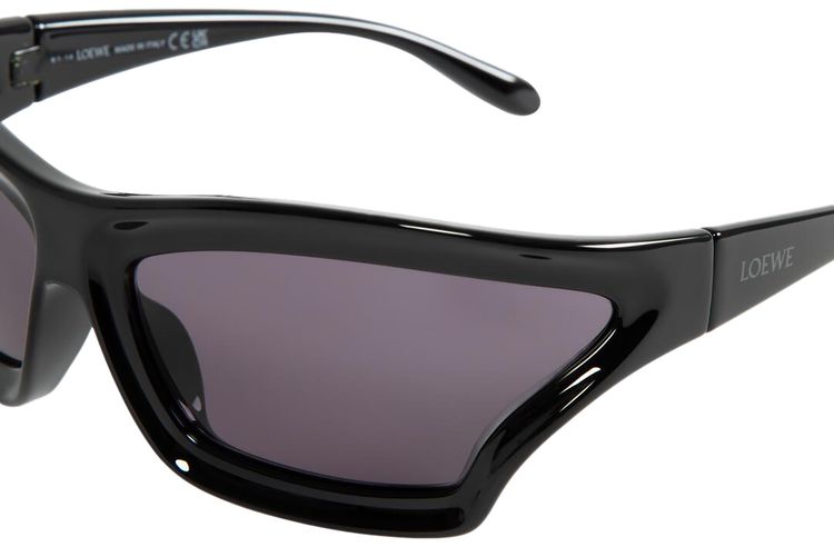 Loewe Arch Mask Sunglasses Shiny BlackSmoke