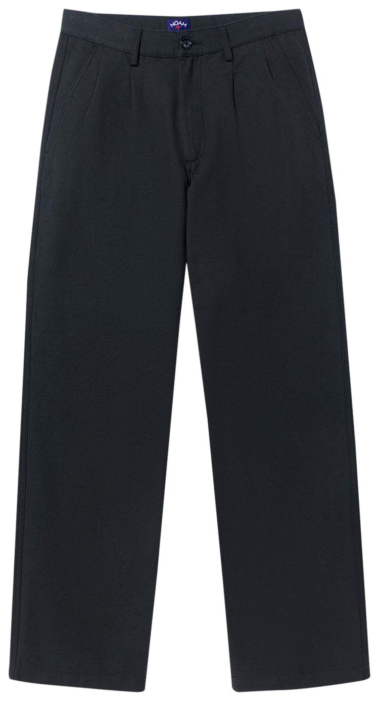 Noah Double Pleated Pants Black