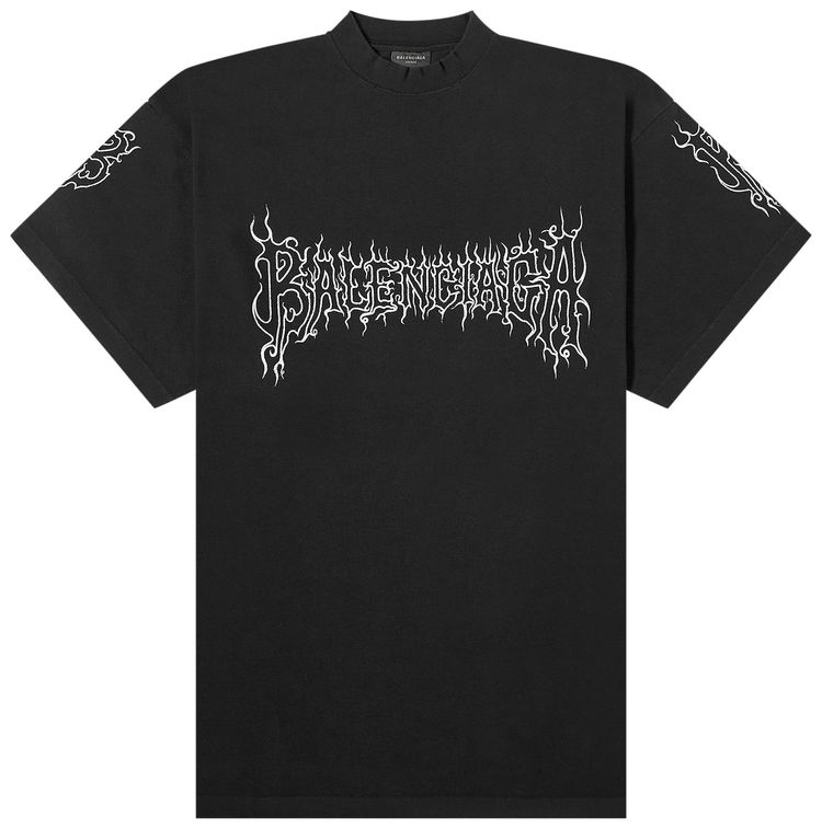 Balenciaga Darkwave T Shirt BlackWhite