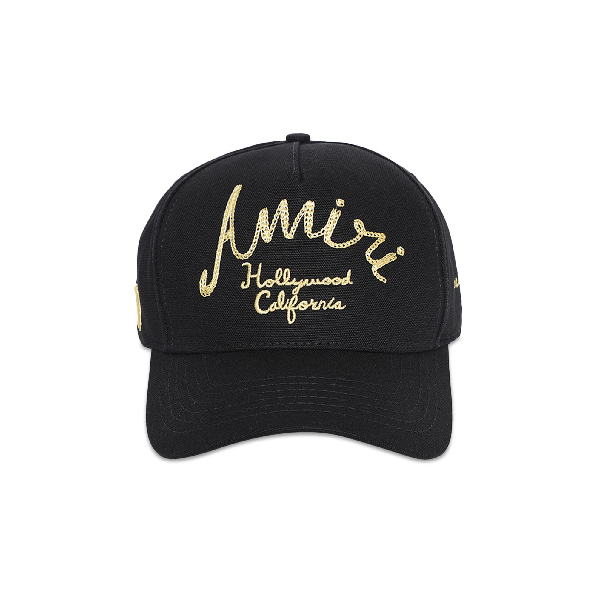 Buy Amiri Hollywood Canvas Hat 'Black' - AMHACP1020 001 BLAC | GOAT
