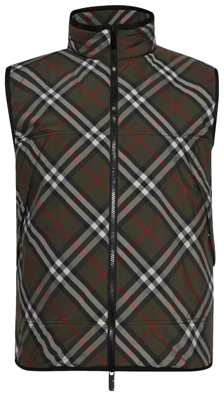 Burberry Check Padded Gilet Loch