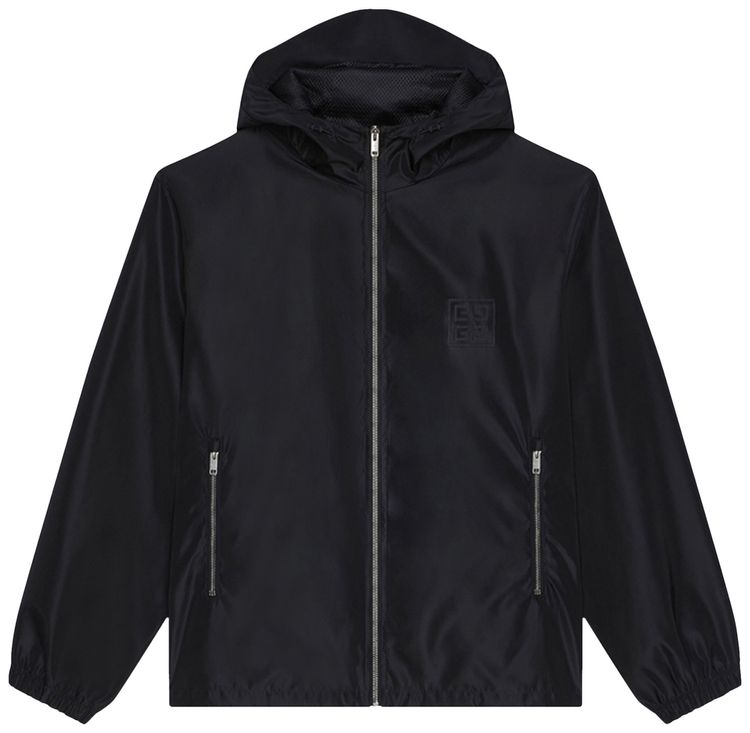 Givenchy 4G Jacquard Windbreaker Jacket Black