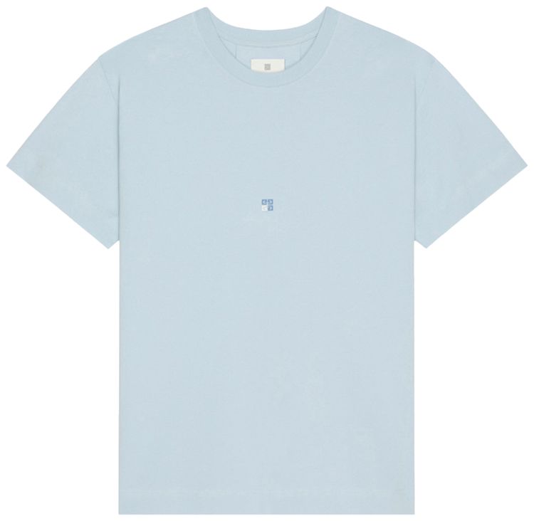 Givenchy Logo T Shirt Sky Blue
