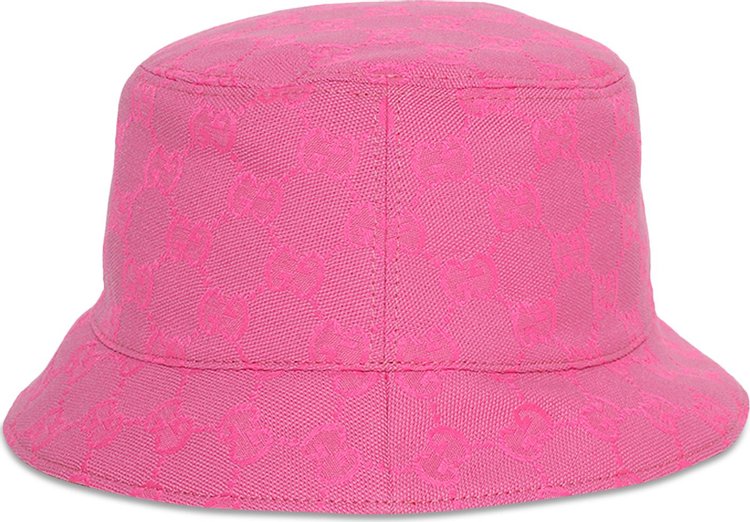 Gucci Canvas Reversible Bucket Hat Pink