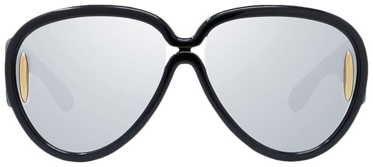 Loewe x Paulas Ibiza Pilot Mask Sunglasses Shiny BlackSmoke