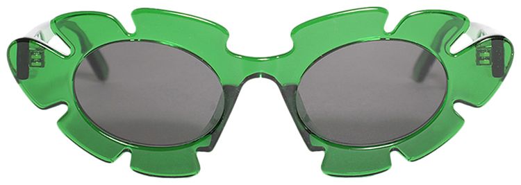 Loewe x Paulas Ibiza Round Sunglasses Dark GreenSmoke