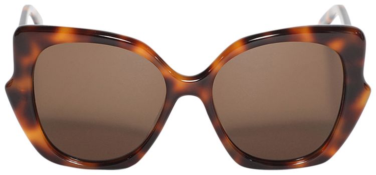 Loewe Butterfly Frame Sunglasses Dark HavanaBrown