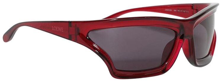 Loewe Arch Mask Sunglasses Shiny RedSmoke