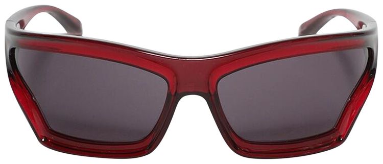Loewe Arch Mask Sunglasses Shiny RedSmoke