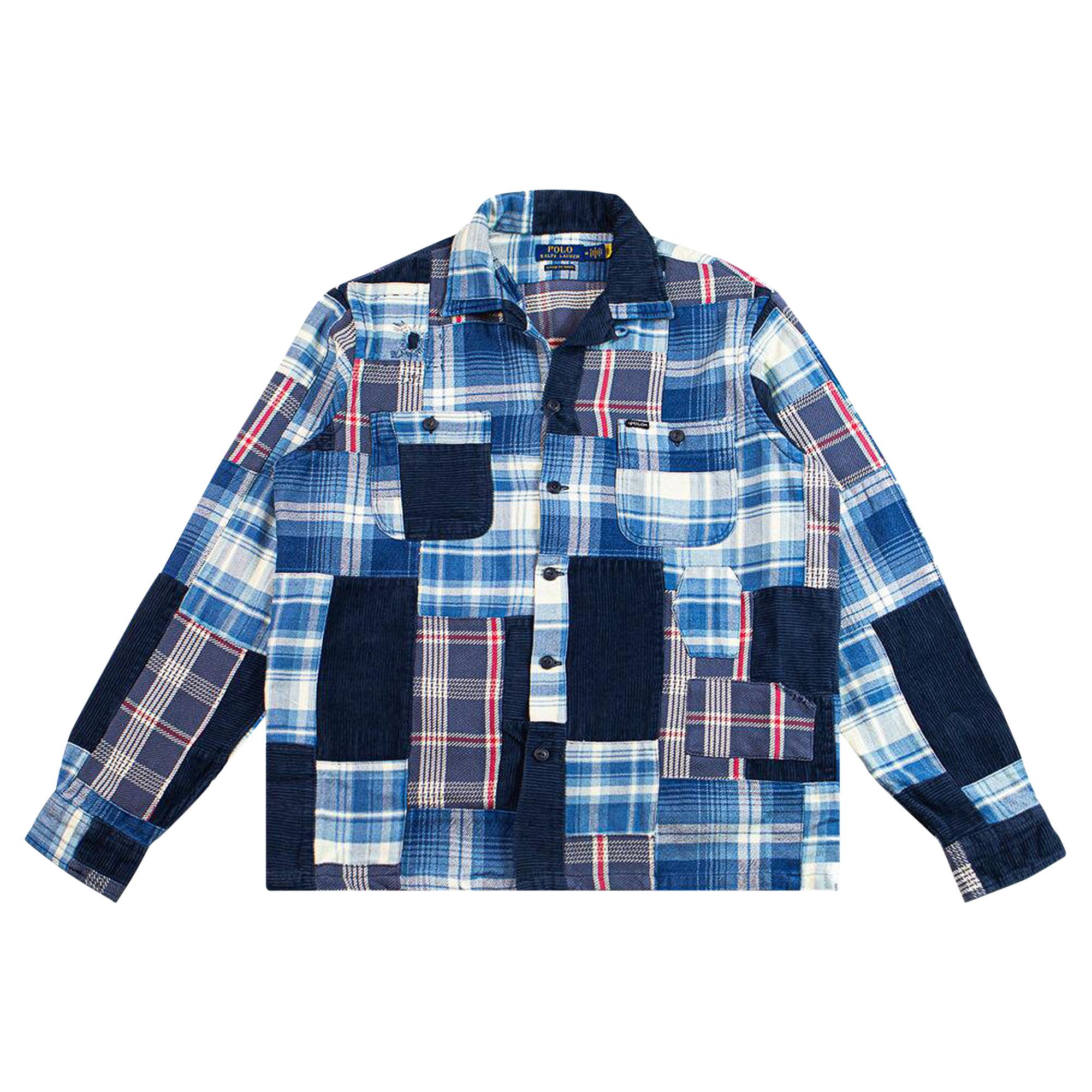 Polo patchwork shirt outlet