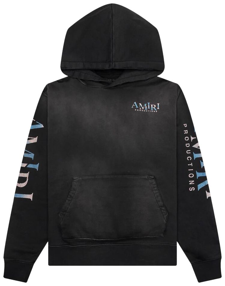 Amiri Theatre Masks Hoodie Black
