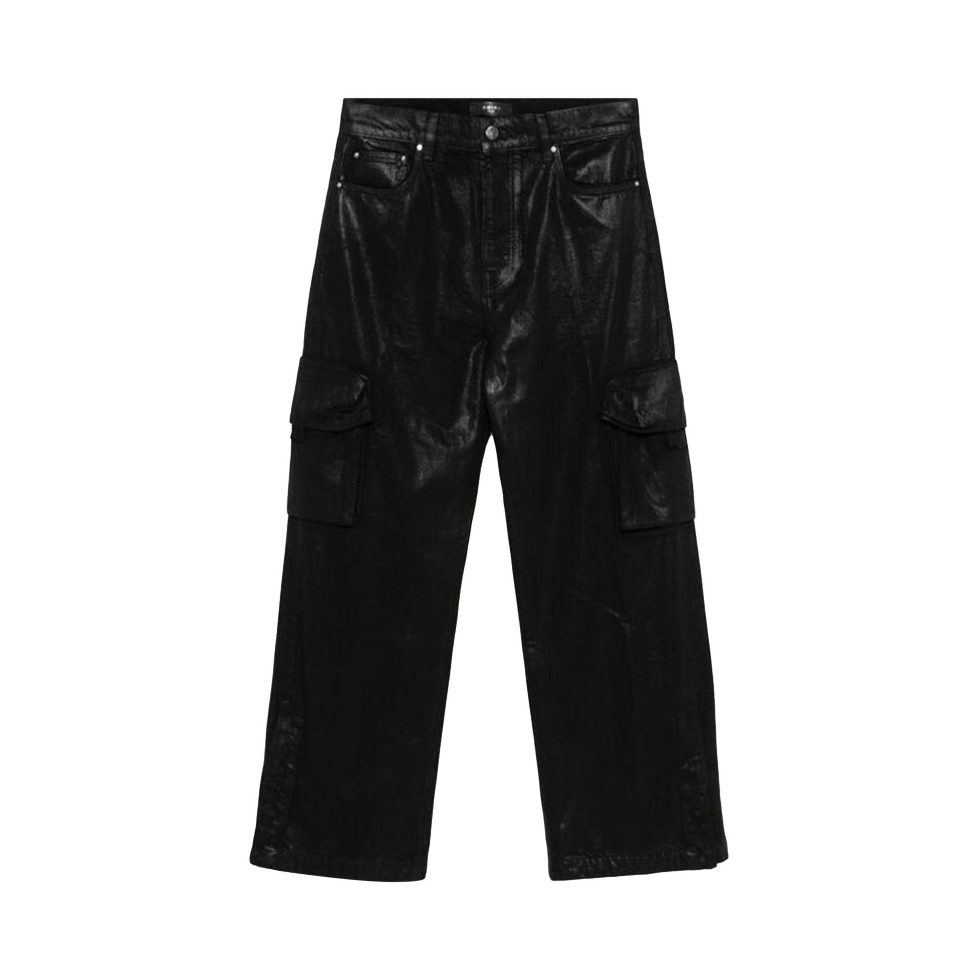 Buy Amiri Wax M65 Baggy Cargo Pants 'Black' - AMDNCG1009 BLAC | GOAT