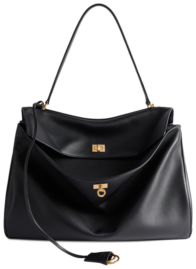 Balenciaga Rodeo Large Handbag Black