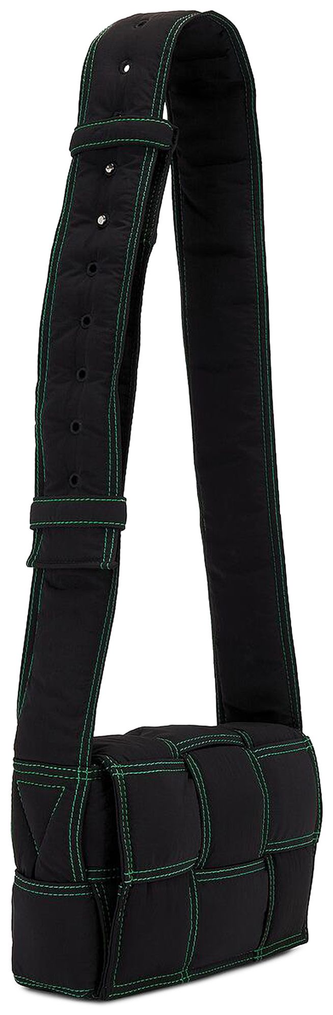 Bottega Veneta Small Padded Tech Casette BlackParakeetSilver