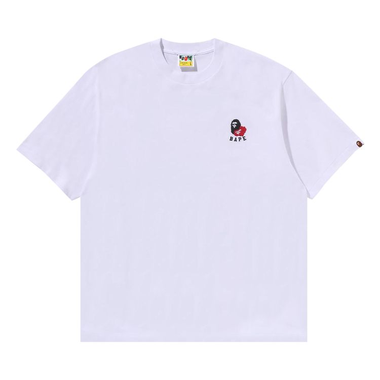 BAPE Ape Head 2 Point Relaxed Fit Tee White