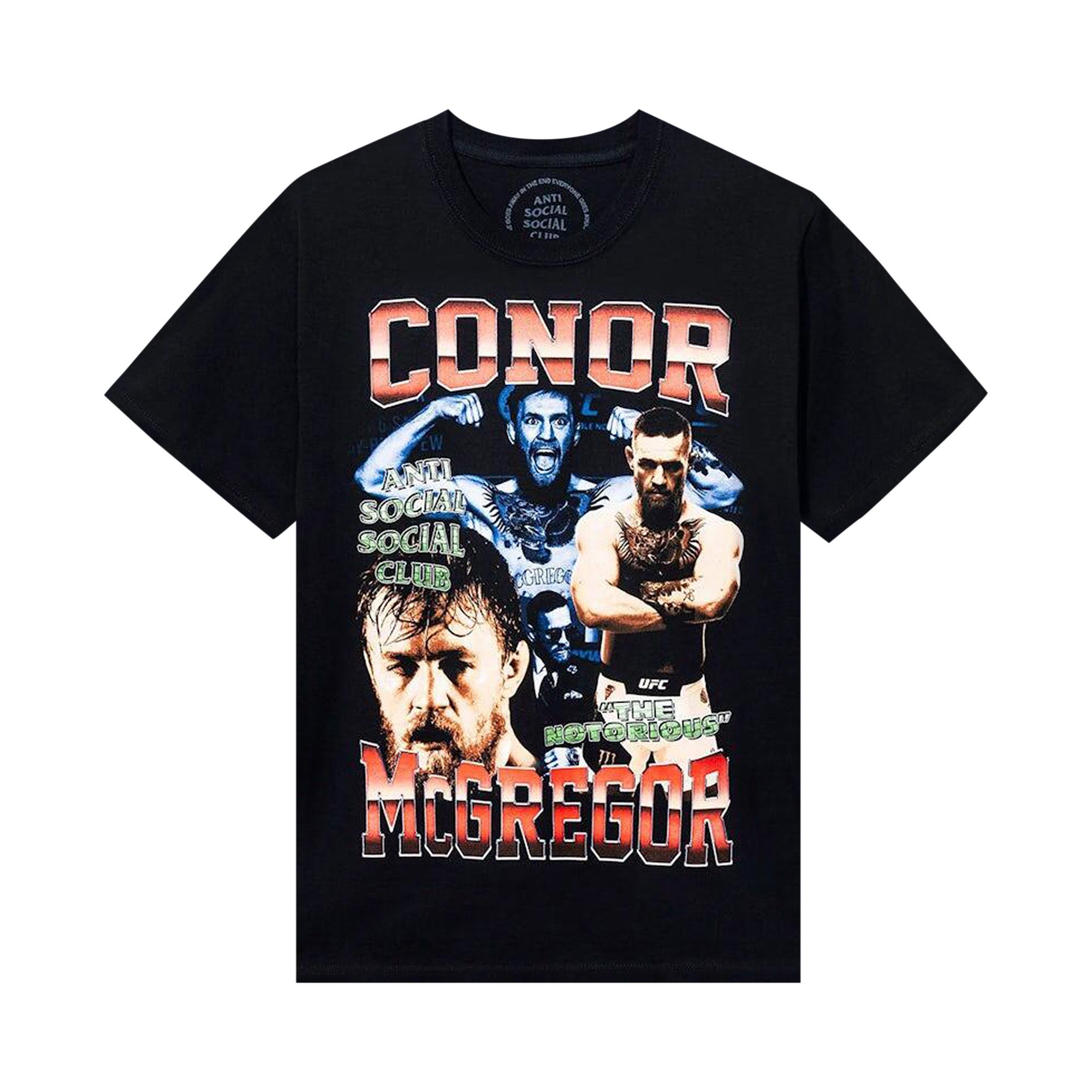 Size xxl Anti Social Social Club x UFC Conor McGregor Tee 'Black'
