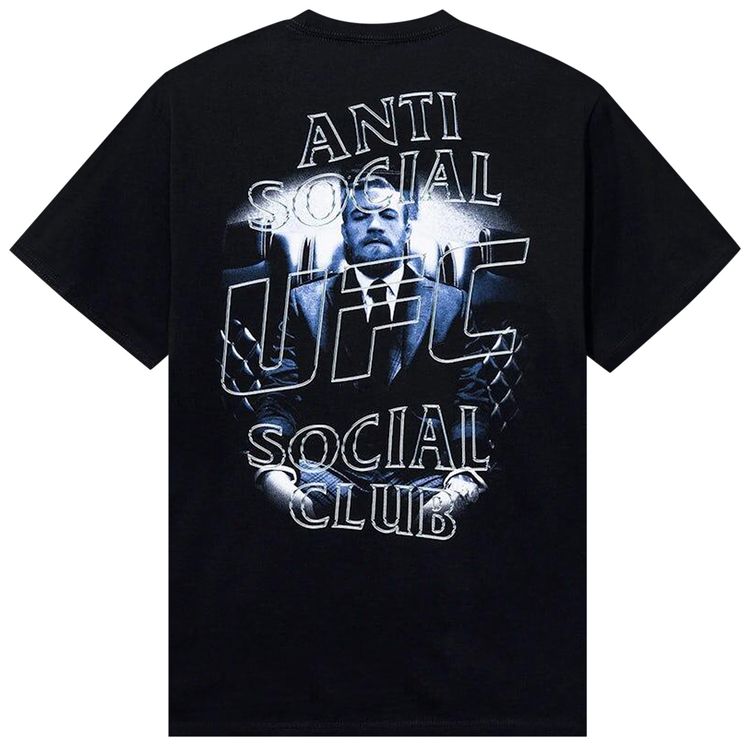 Anti Social Social Club x UFC Conor McGregor Tee Black