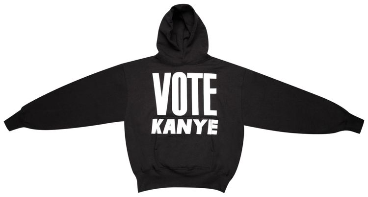 Kanye West Vote Kanye Hoodie Black