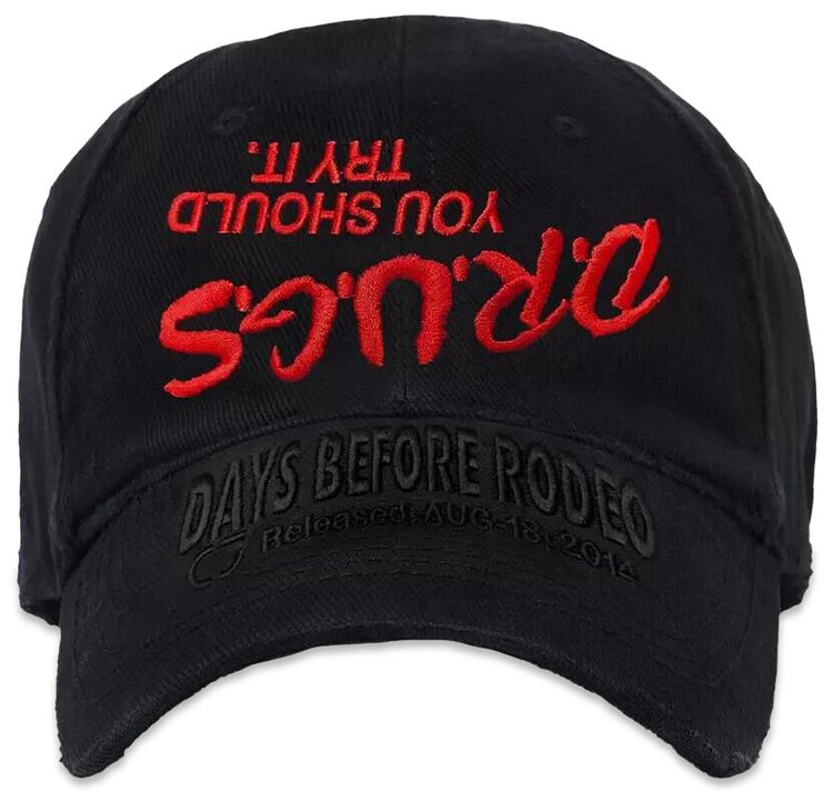 Travis Scott Days Before The Rodeo Hat Black