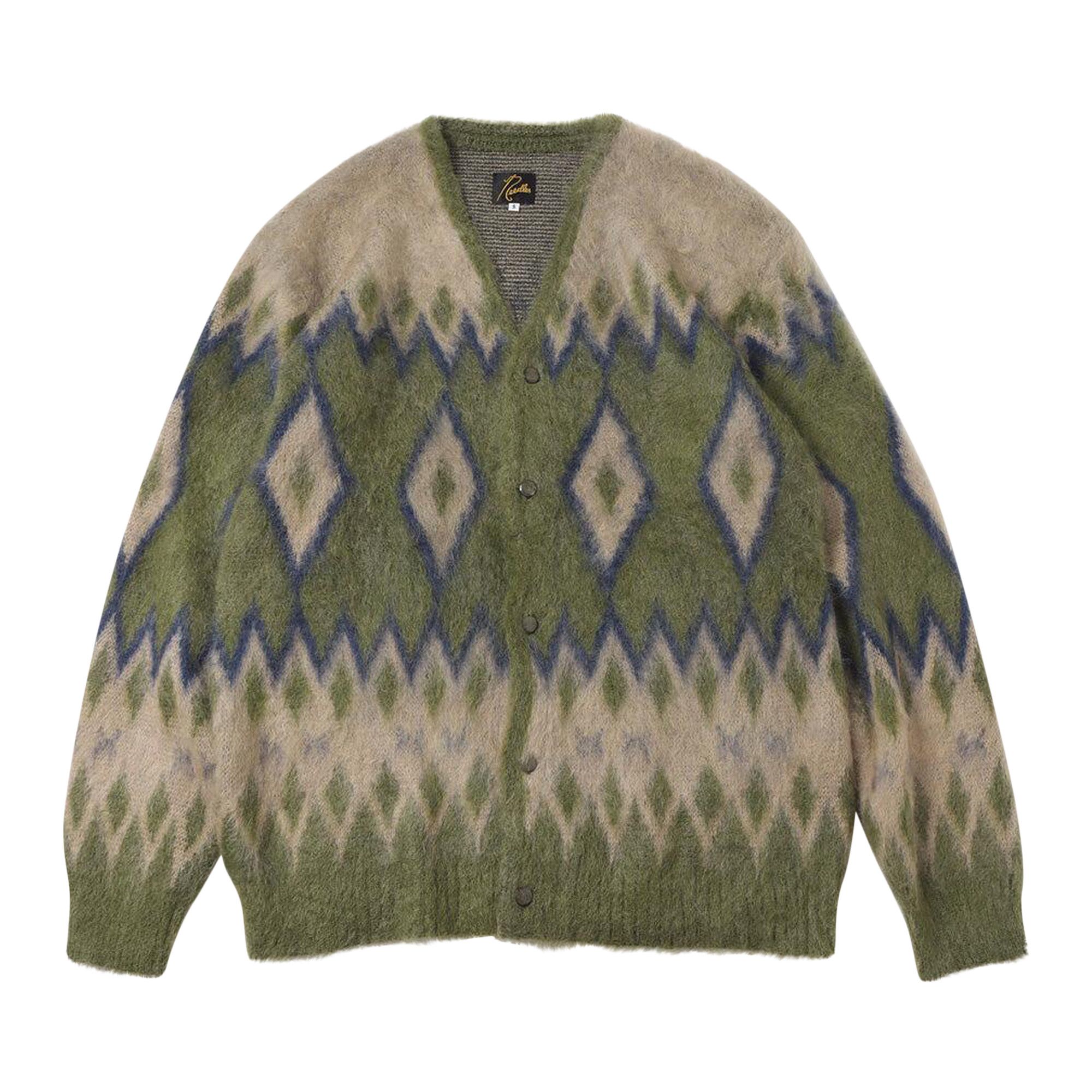 Needles - Mohair Cardigan (Olive) – JUICESTORE