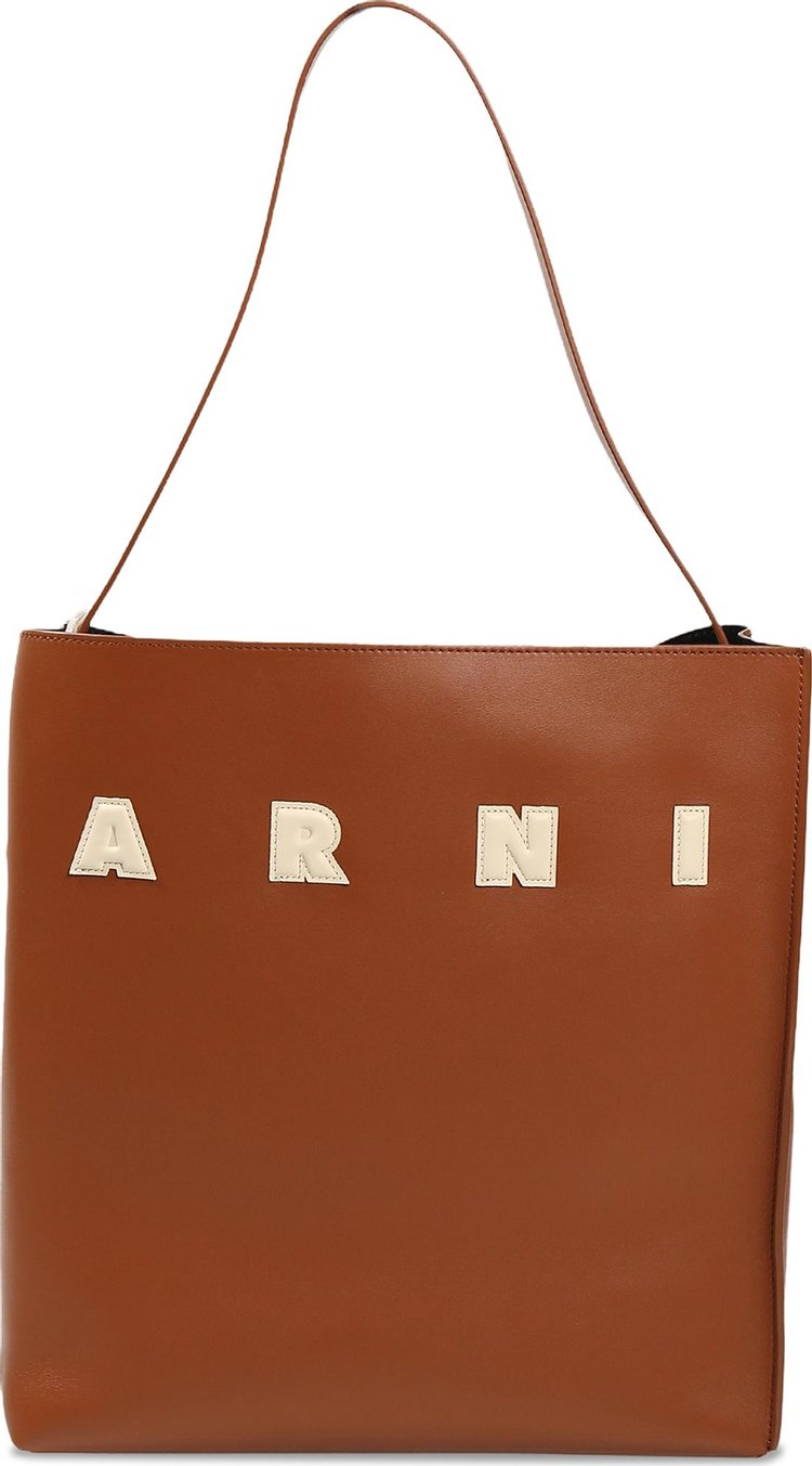 Marni Museo Hobo Medium Bag MochaIvory