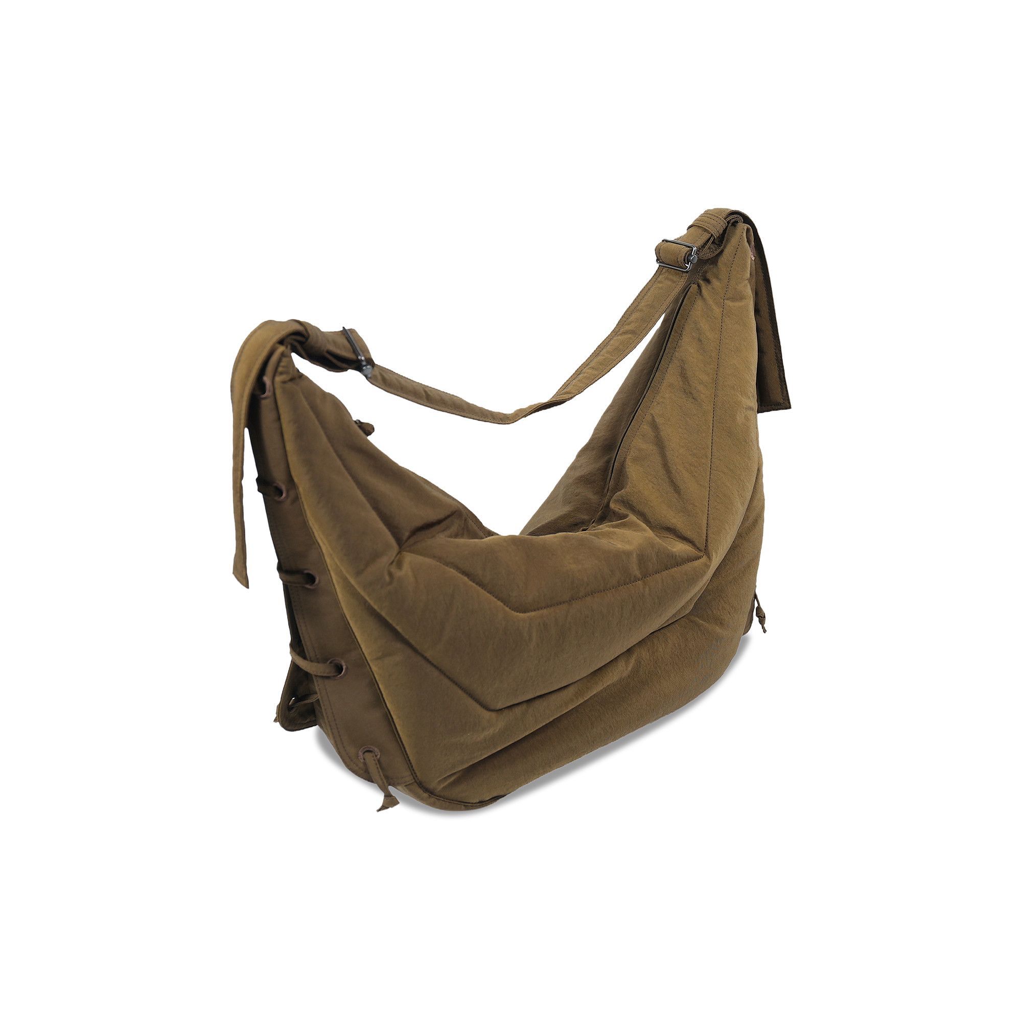 Buy Lemaire Large Soft Game Bag 'Dark Tobacco' - BG0105 LF845
