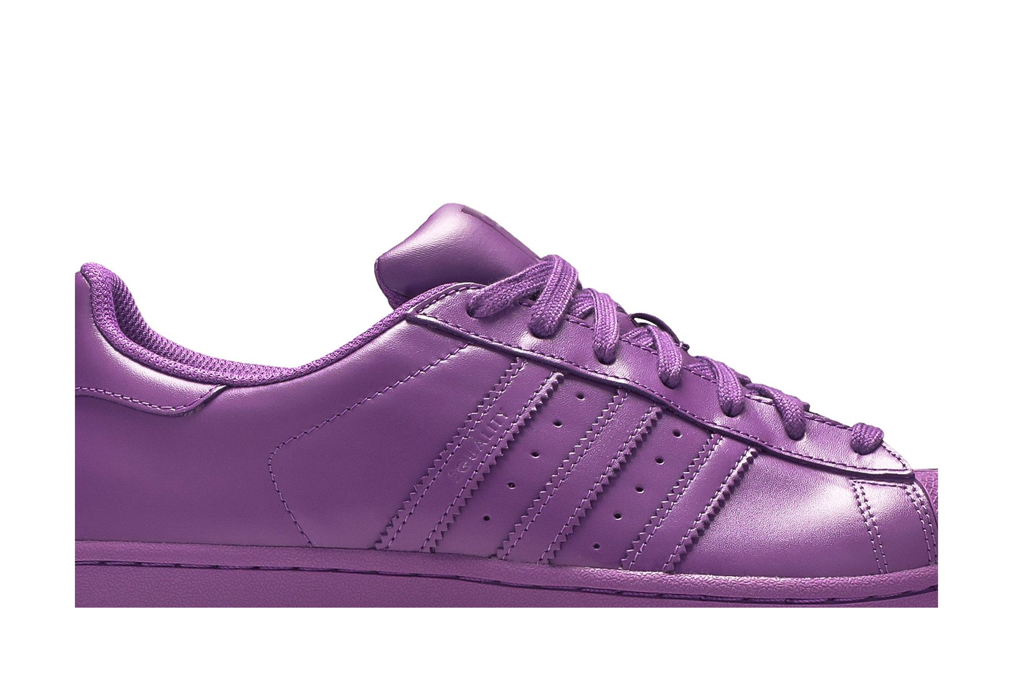 Adidas superstar ray purple top