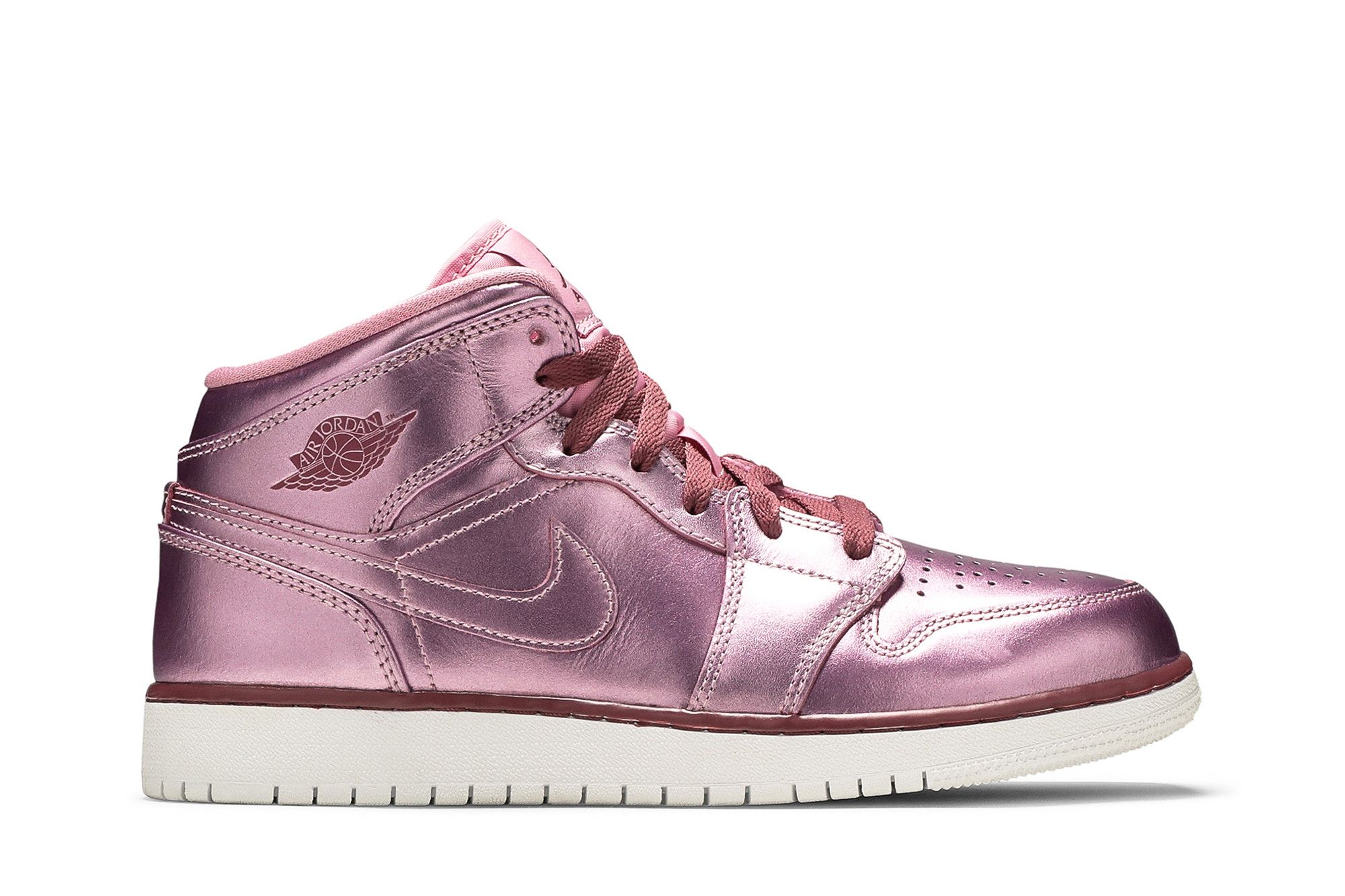 Buy Air Jordan 1 Mid SE GS Pink Rose AV5174 640 GOAT