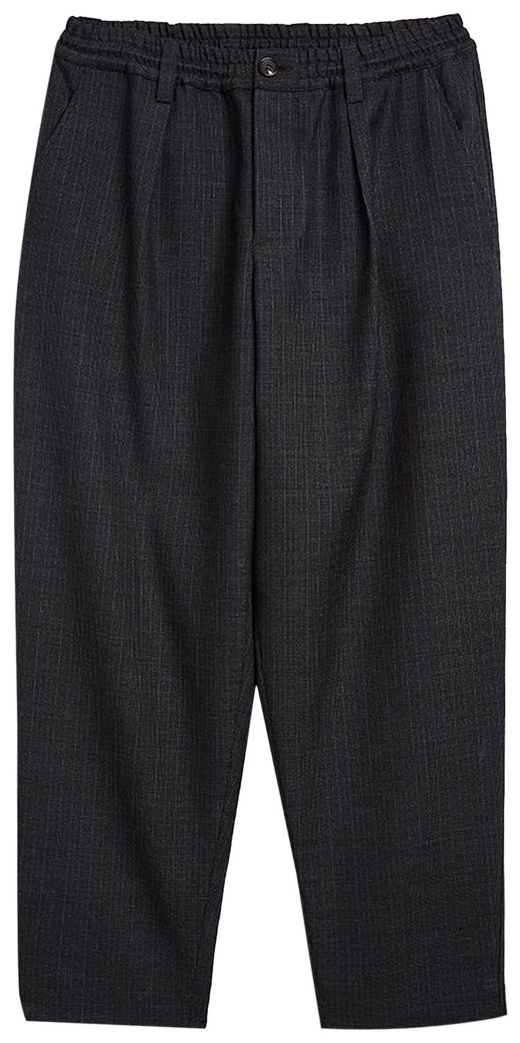 Marni Shadow Pinstripe Wool Trousers BlueGrey