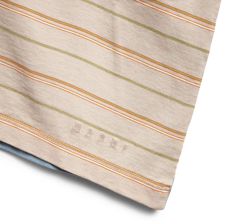 Marni Striped Jersey Beige Stripe