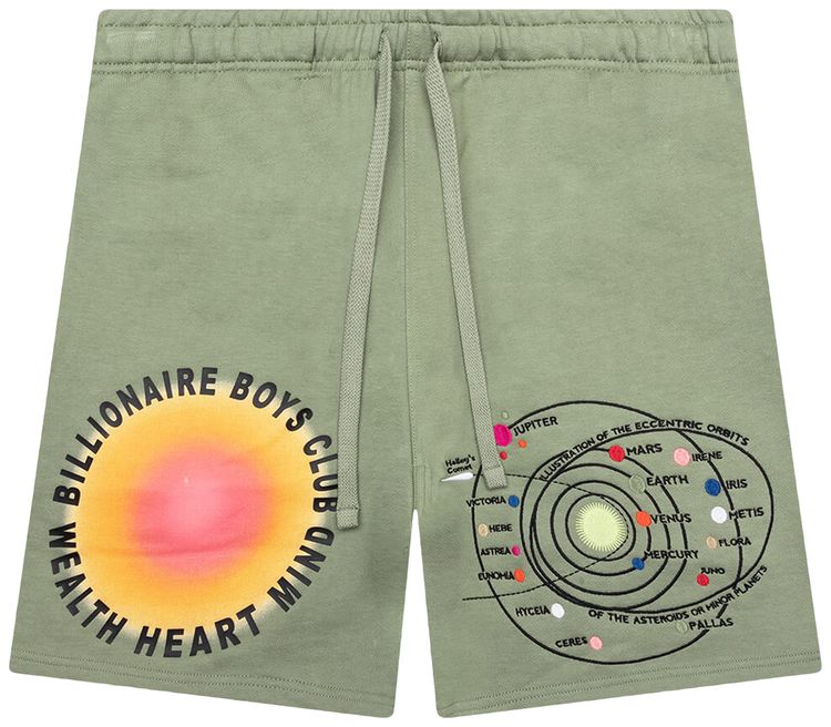 Billionaire Boys Club Aura Shorts Oil Green