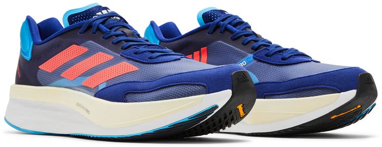 Adidas Adizero Boston 10 M Indigo Blue Turbo