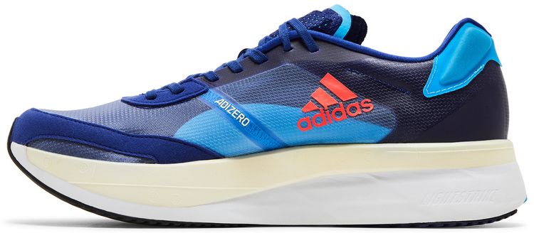 Adidas Adizero Boston 10 M Indigo Blue Turbo
