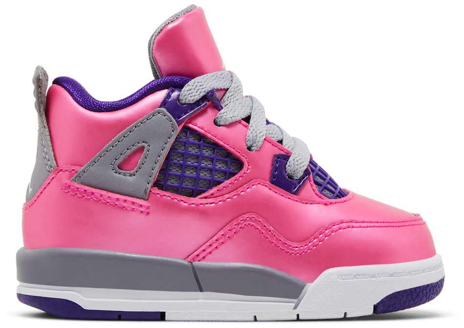 black and pink jordan 4