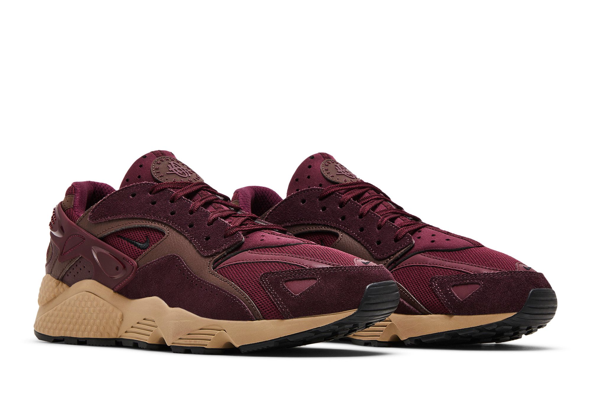 Burgundy huaraches grade school deals