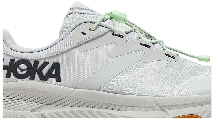 HOKA Transport Harbor Mist Lime Glow