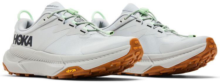 HOKA Transport Harbor Mist Lime Glow