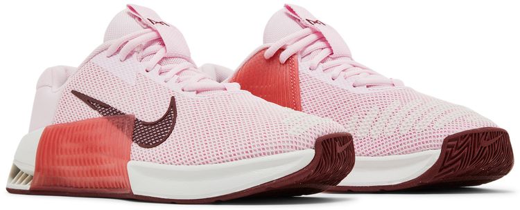 Nike Wmns Metcon 9 Pink Foam Dark Team Red