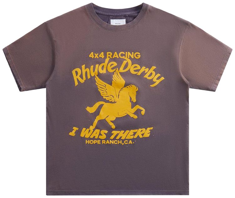 Rhude Derby Tee Vintage Grey