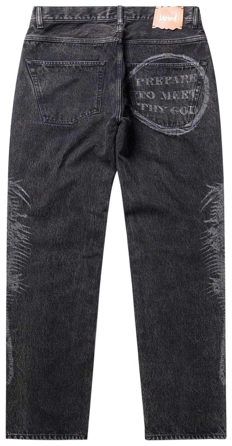 Aries Lasered Dragon Batten Jean Black