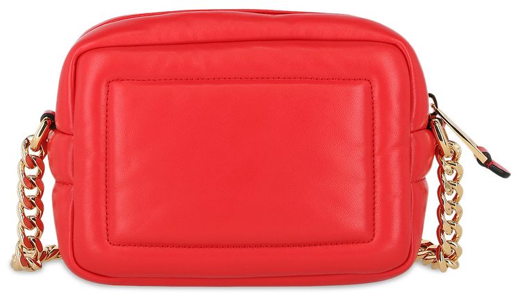 Moschino Balloon Lettering Crossbody Bag Red