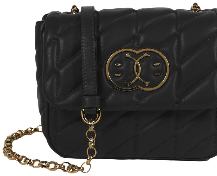 Moschino Quilted Shoulder Bag Black