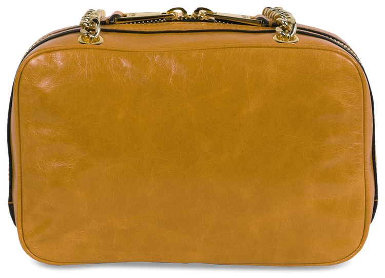 Moschino Logo Shoulder Bag Beige