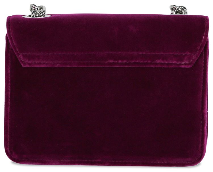 Moschino Logo Velvet Crossbody Bag Fantasy PrintViolet