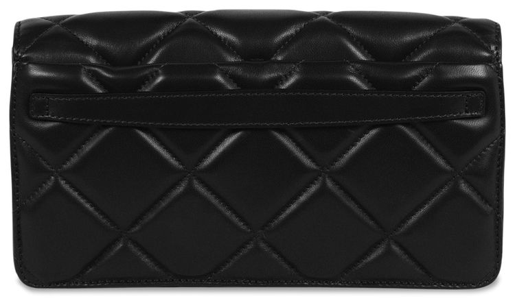 Moschino Heart Studs Quilted Shoulder Bag Fantasy PrintBlack