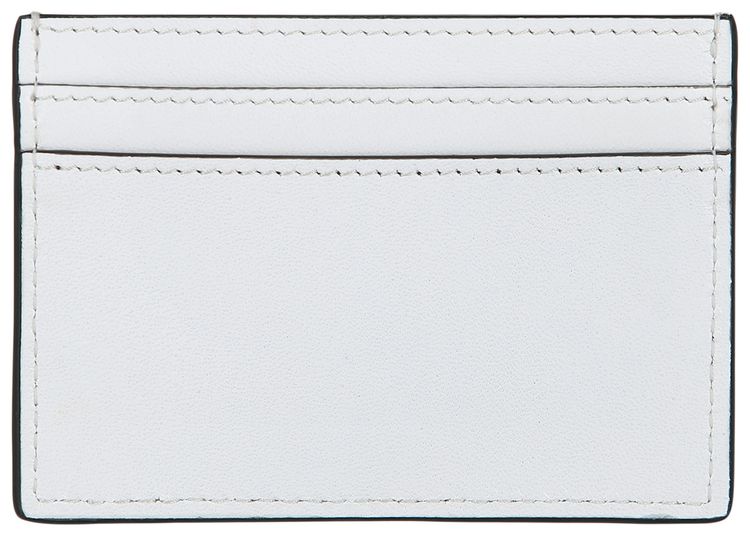 Moschino Embossed Logo Card Holder White