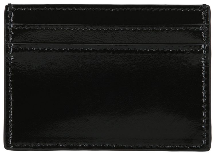 Moschino Embossed Logo Card Holder Black