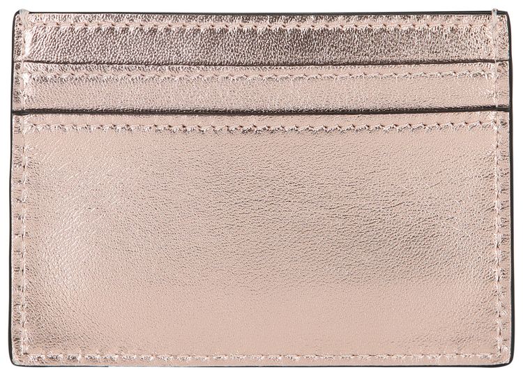 Moschino Logo Belt Crystal Embellished Card Holder Fantasy PrintPink