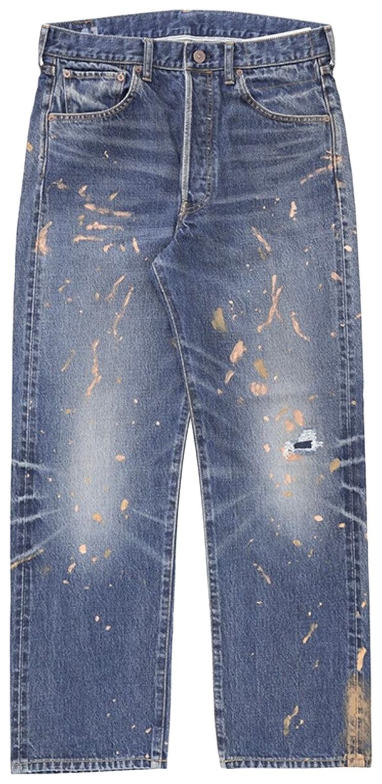 Visvim Social Sculpture 01 Slim Damaged Jeans Indigo